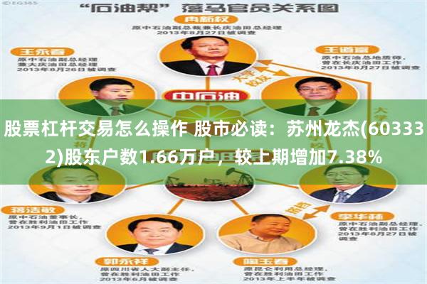 股票杠杆交易怎么操作 股市必读：苏州龙杰(603332)股东户数1.66万户，较上期增加7.38%